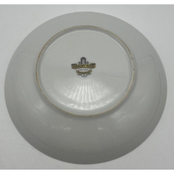 Harmony House Moderne Soup Bowl White China Silver Rim Dinner Party Elegant - Picture 2 of 5